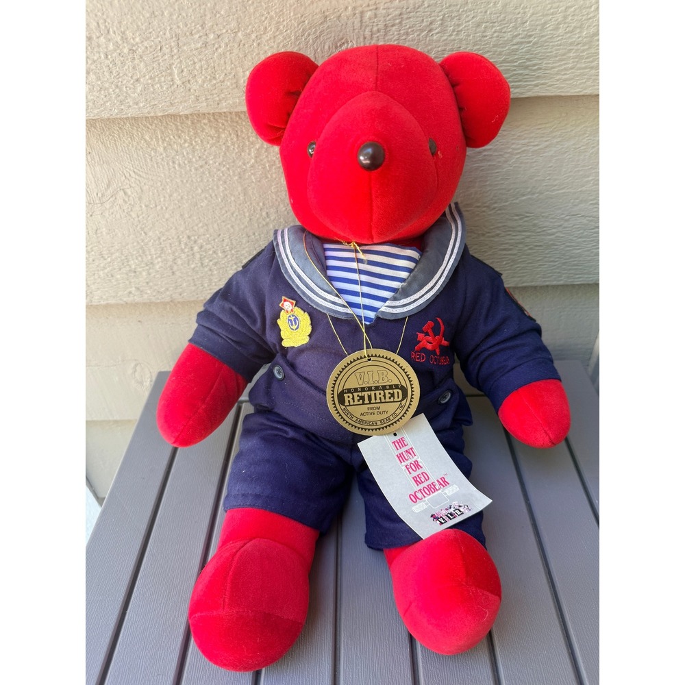 North American Bear Co VIB The Hunt for Red Octobear Plush Retired Soviet Navy